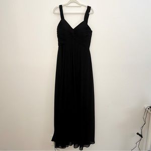 Azazie Kaitlynn Bridesmaid Black Dress Size A10